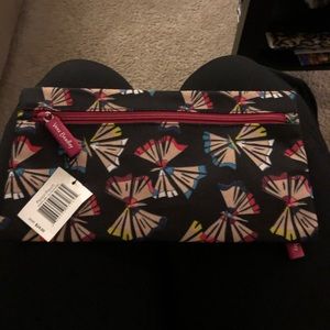 Vera Bradley pencil double zip pouch